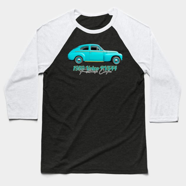 1959 Volvo PV544 Fastback Coupe Baseball T-Shirt by Gestalt Imagery